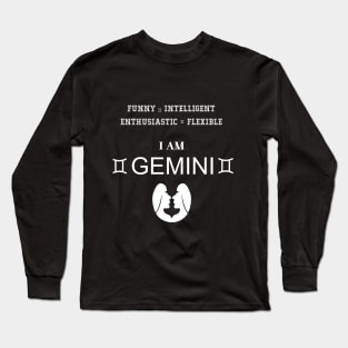 Gemini horoscope 02 Long Sleeve T-Shirt